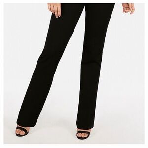 Express Classic Black Dress Pants Editor Barely Boot Low Rise